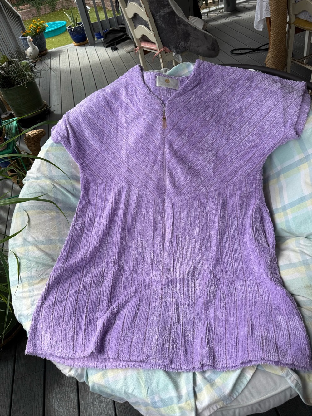 Stan Herman NWT vintage chenille robe / lounger